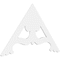 Ekena Millwork Pitch Cornelia Architectural Grade PVC Gable Pediment, 60"W x 35"H x 1"P (14/12) GPP060X035X100CRN - alternate 1
